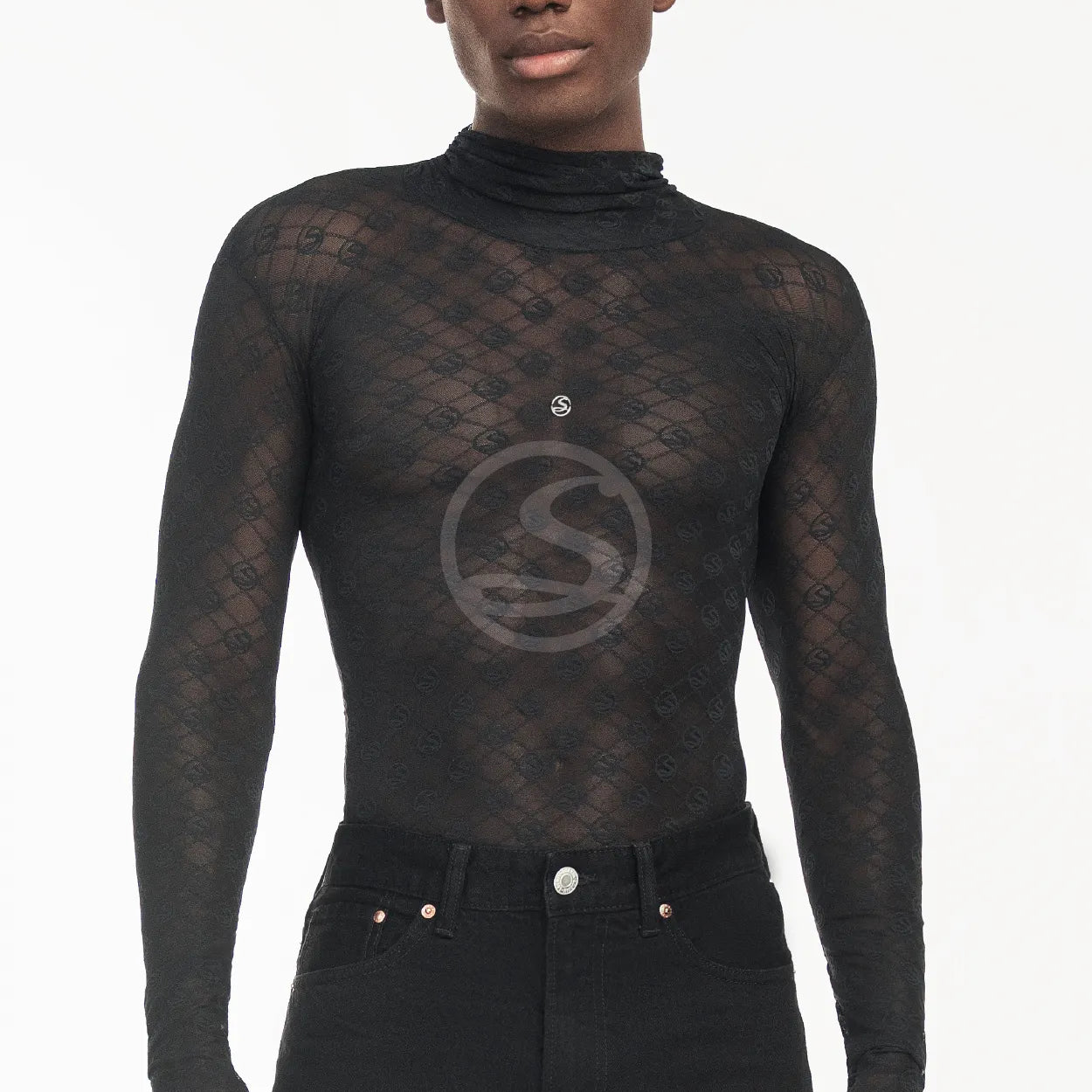 Mesh Surnia Negro Santísimas Men Ref. S-641