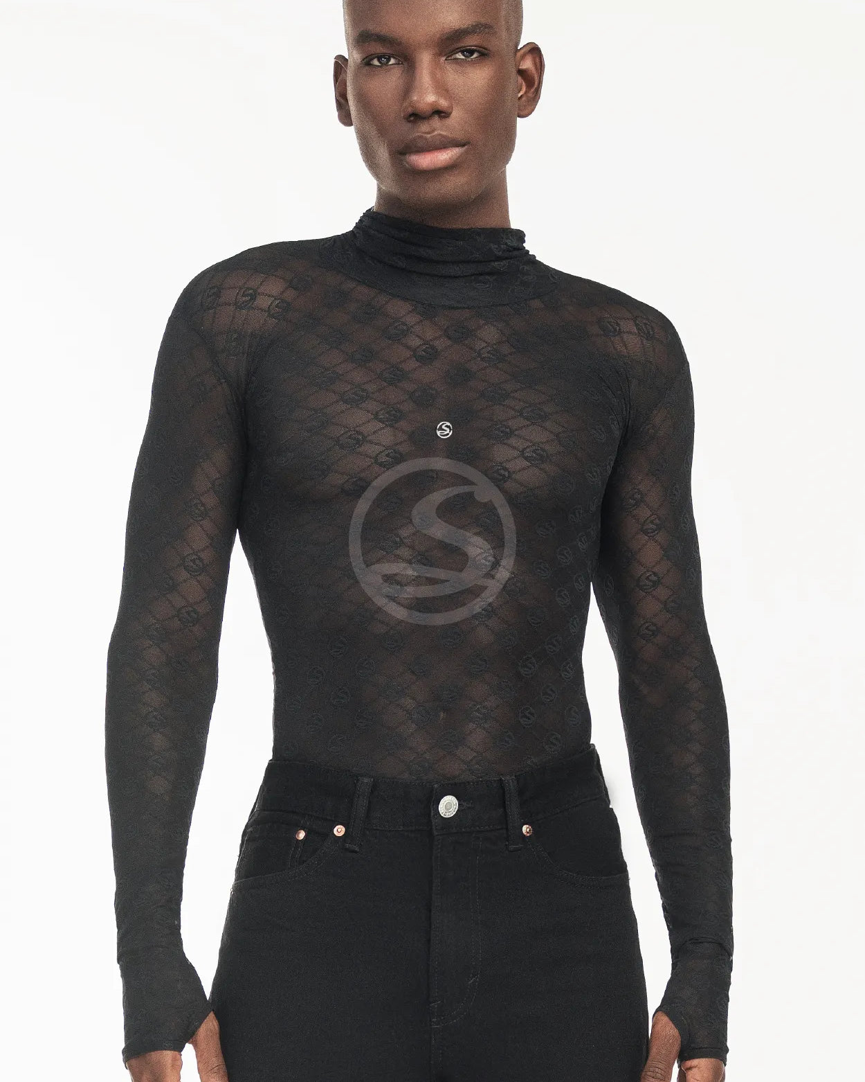 Mesh Surnia Negro Santísimas Men Ref. S-641