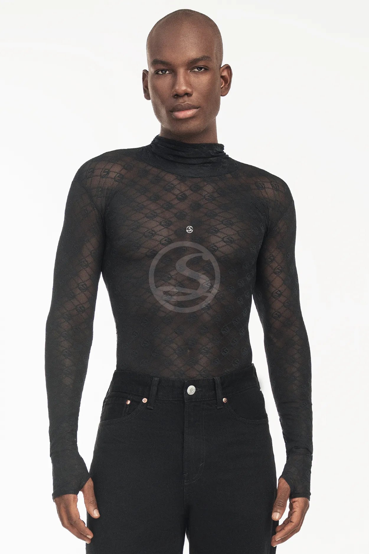 Mesh Surnia Negro Santísimas Men Ref. S-641