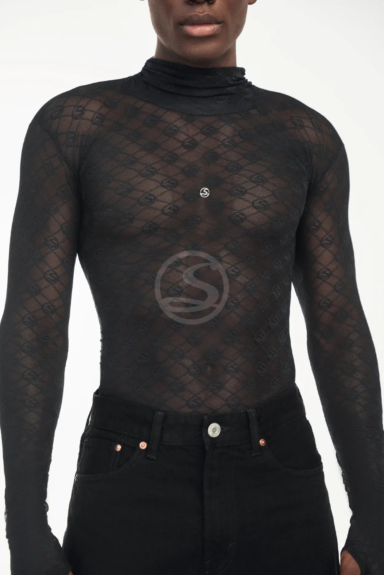 Mesh Surnia Negro Santísimas Men Ref. S-641