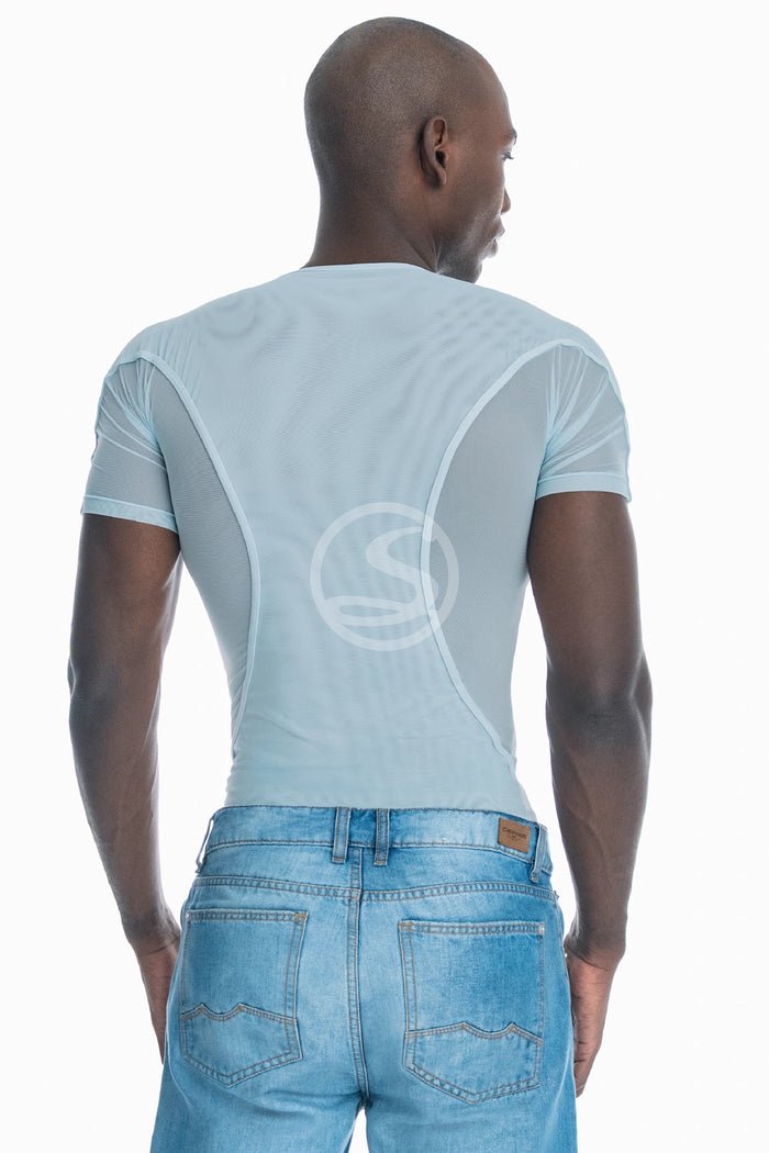Mesh Nexo Azul Cristal Men Santísimas Ref. S - 725