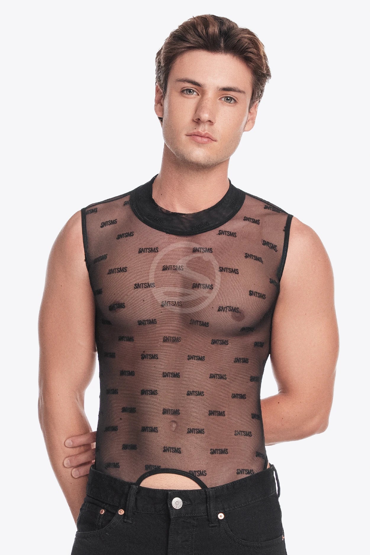Mesh Orosho Negro Santísimas Men Ref. S-564
