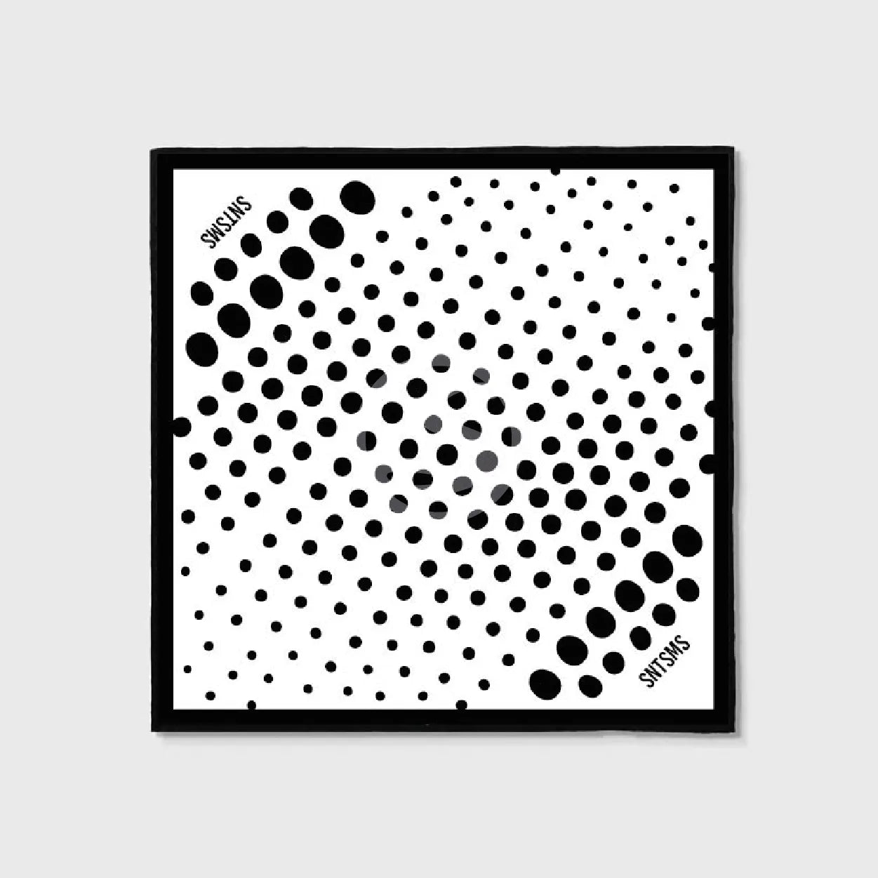 Pañoleta Orbit Blanco y Negro Santísimas