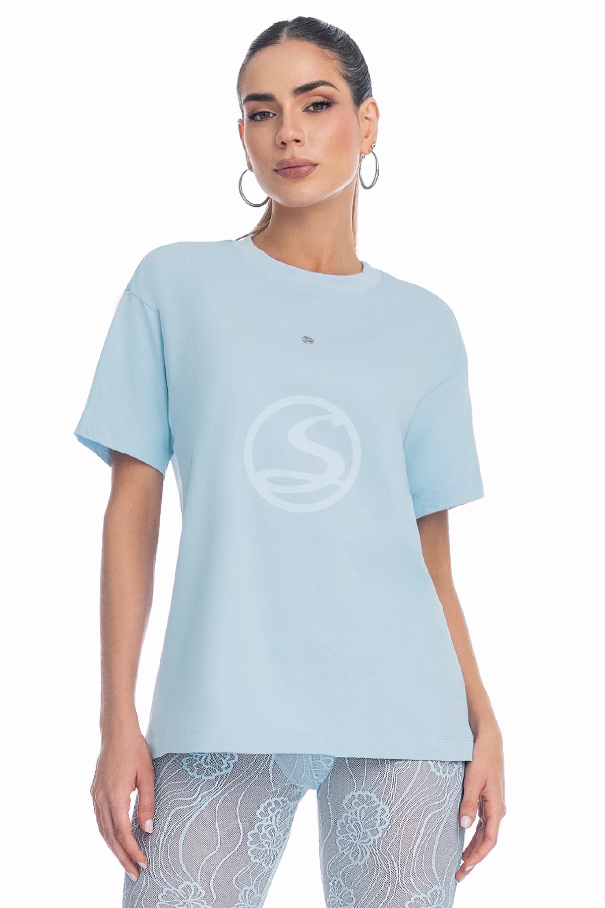 T-Shirt Prisma Azul Cristal Santísimas Ref. S-602
